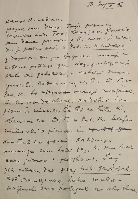 Pismo Antonu Novačanu